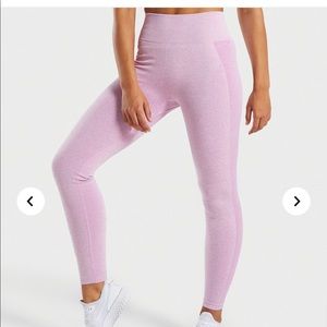 gymshark pink high waisted flex leggings